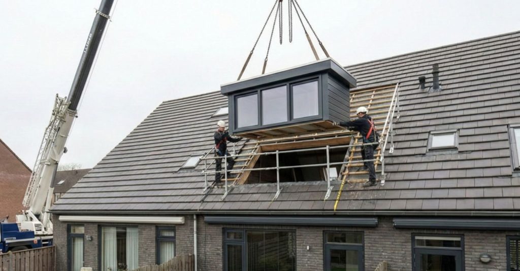 Dakkapel in Leiden - Prefab dakkapel